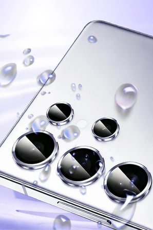 Uray store Samsung Galaxy S26 Bilvis Titan Kamera Lens - Gümüş