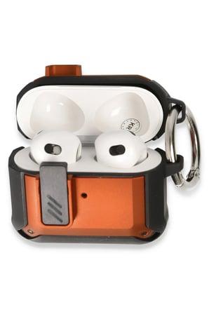 Uray store Apple Airpods 3 (3.nesil) Truva Kılıf - Turuncu