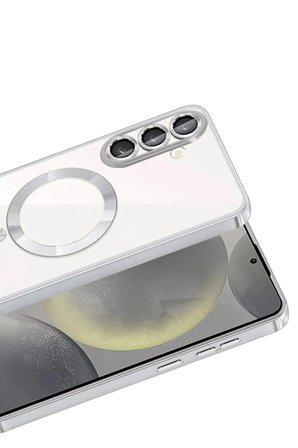 Uray store Samsung Galaxy A37 5G Kross Magneticsafe Kapak - Gümüş
