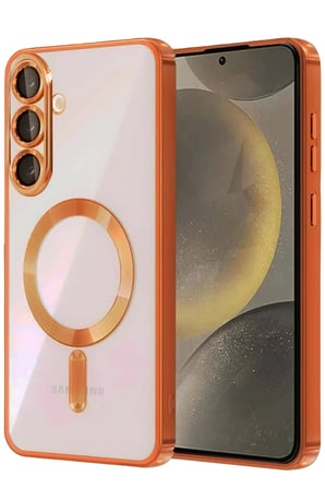 Uray store Samsung Galaxy A57 5G Kross Magneticsafe Kapak - Turuncu