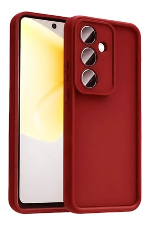 Uray store Samsung Galaxy A57 5G Viera Silikon - Kırmızı