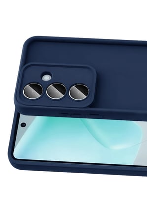 Uray store Samsung Galaxy A57 5G Viera Silikon - Lacivert