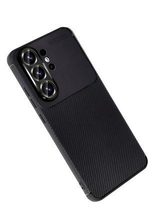 Uray store Samsung Galaxy S26 Ultra Auto Focus Karbon Kapak - Siyah