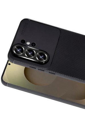 Uray store Samsung Galaxy S26 Ultra Auto Focus Karbon Kapak - Siyah