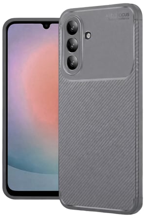 Uray store Samsung Galaxy A37 5G Auto Focus Karbon Kapak - Gri
