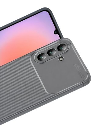 Uray store Samsung Galaxy A57 5G Auto Focus Karbon Kapak - Gri