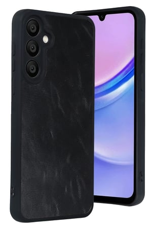Uray store Samsung Galaxy A57 5G Aras Deri Kapak - Siyah