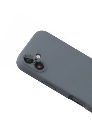 Uray store Apple iPhone 16 Plus Kılıf Nano içi Kadife Silikon - Gri