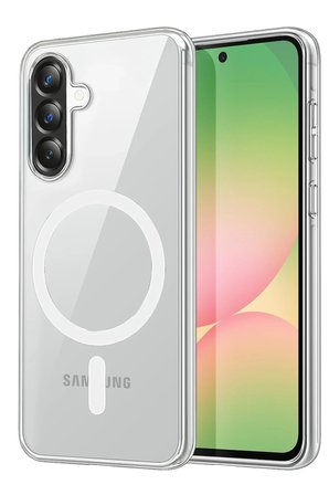 Uray store Samsung Galaxy A27 5G Combo Sert Şeffaf Magsafe Kapak - Şeffaf