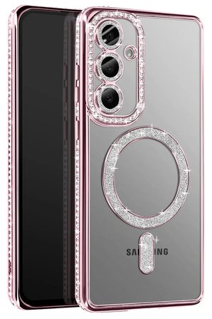 Uray store Samsung Galaxy A37 5G Joke Simli Magneticsafe Kılıf - Pembe