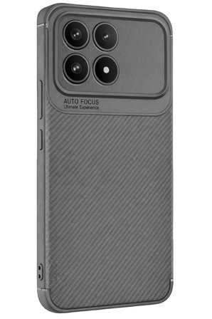 Uray store Xiaomi Poco F8 Pro Auto Focus Karbon Kapak - Gri