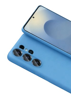 Uray store Samsung Galaxy S26 Ultra Nano içi Kadife Silikon - Mavi