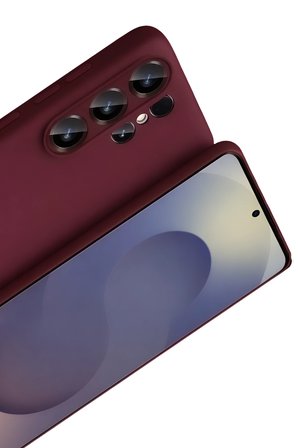 Uray store Samsung Galaxy S26 Ultra First Silikon - Bordo