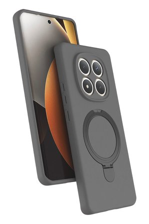 Uray store Xiaomi Redmi Note 15 4G Regal Magsafe Standlı Kapak - Titan Gri