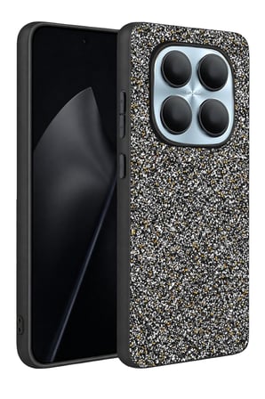 Onegif Xiaomi Redmi Note 15 Pro 5G Bright Simli Kapak - Gold