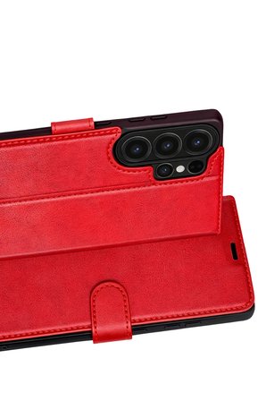 Uray store Samsung Galaxy S26 Ultra Trend S Plus Kapaklı Kılıf - Kırmızı