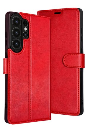 Uray store Samsung Galaxy S26 Ultra Trend S Plus Kapaklı Kılıf - Kırmızı