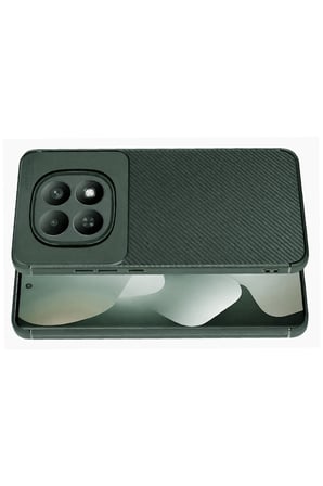 Uray store Xiaomi Redmi Note 15 Pro 4G Auto Focus Karbon Kapak - Koyu Yeşil