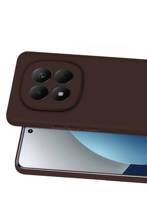 Uray store Xiaomi Redmi Note 15 4G First Silikon - Kahverengi