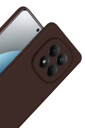 Uray store Xiaomi Redmi Note 15 4G First Silikon - Kahverengi
