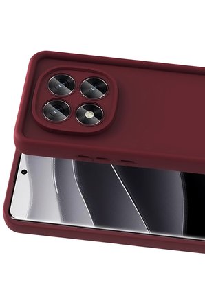 Uray store Xiaomi Redmi Note 15 4G Viera Silikon - Bordo