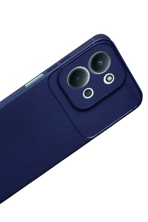 Uray store Xiaomi Redmi 15C 5G Auto Focus Karbon Kapak - Lacivert