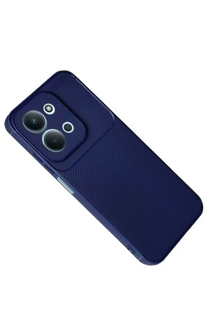 Uray store Xiaomi Redmi 15C 5G Auto Focus Karbon Kapak - Lacivert