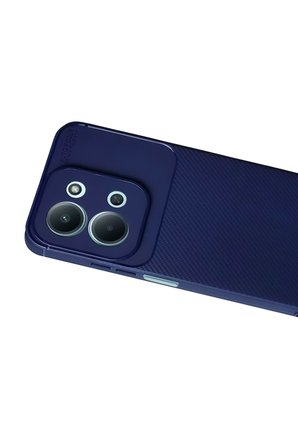 Uray store Xiaomi Redmi 15C 5G Auto Focus Karbon Kapak - Lacivert