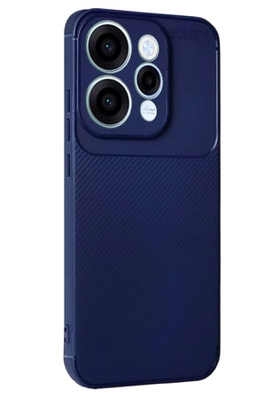 Uray store Oppo Reno 15 Auto Focus Karbon Kapak - Lacivert