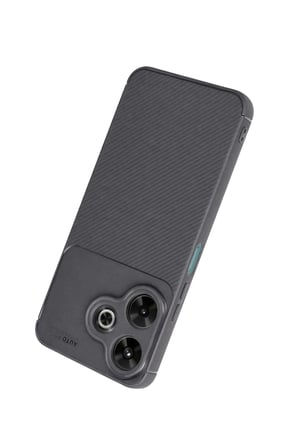 Uray store Xiaomi Redmi 13 4G Kılıf Auto Focus Karbon Kapak - Gri
