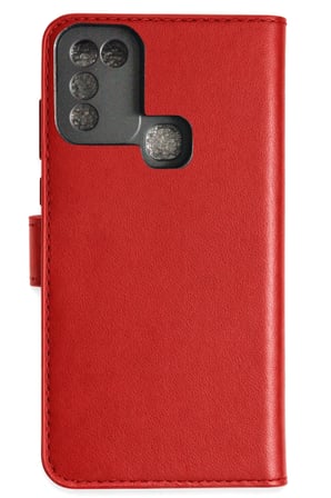 Uray store İnfinix Hot 10 Play Kılıf Trend S Plus Kapaklı Kılıf - Kırmızı