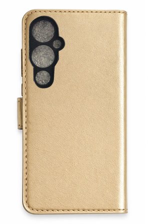 Uray store Tecno Pova 4 Pro Trend S Plus Kapaklı Kılıf - Gold