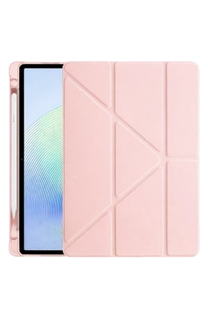 Uray store Xiaomi Redmi Pad 2 Kalemlikli Mars Tablet Kılıfı - Rose Gold