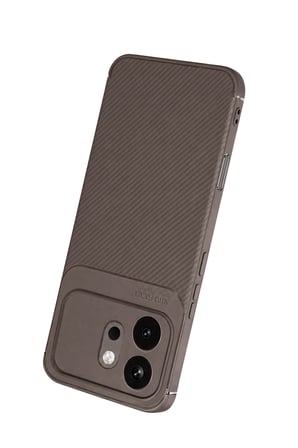 Uray store Huawei Honor 600 Auto Focus Karbon Kapak - Gri