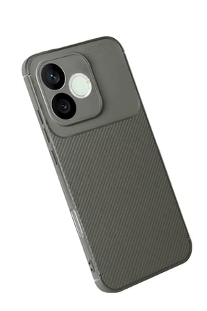 Uray store Huawei Honor 600 Lite Auto Focus Karbon Kapak - Gri