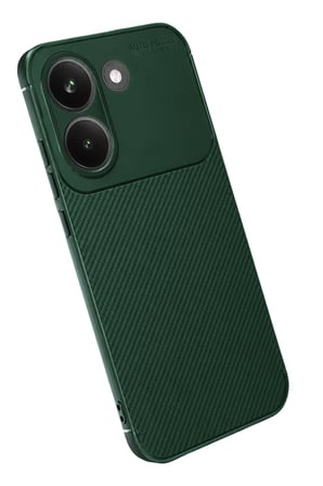Uray store Xiaomi Poco X8 Pro Auto Focus Karbon Kapak - Koyu Yeşil