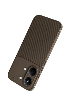 Uray store Xiaomi Poco X8 Pro Max Auto Focus Karbon Kapak - Kahverengi