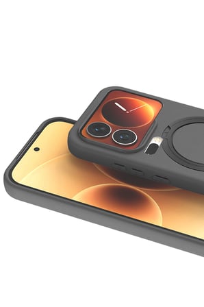 Uray store Xiaomi Mi 17 Pro Max Regal Magsafe Standlı Kapak - Titan Gri