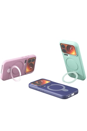 Uray store Xiaomi Mi 17 Pro Max Regal Magsafe Standlı Kapak - Titan Gri