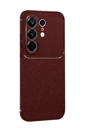 Uray store Tecno Camon 50 Pro 5G Auto Focus Karbon Kapak - Bordo