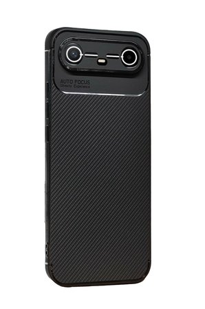 Uray Store Tecno Spark Slim 5G Auto Focus Karbon Kapak - Siyah