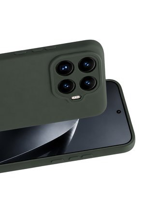 Uray store Xiaomi Mi 17T Nano içi Kadife Silikon - Koyu Yeşil