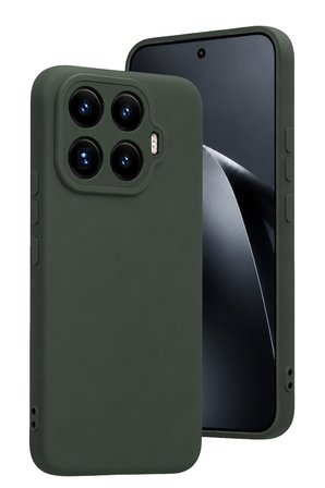 Uray store Xiaomi Mi 17T Nano içi Kadife Silikon - Koyu Yeşil