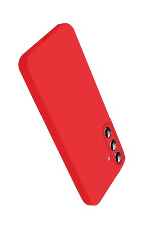 Uray store Samsung Galaxy A27 5G Nano içi Kadife Silikon - Kırmızı