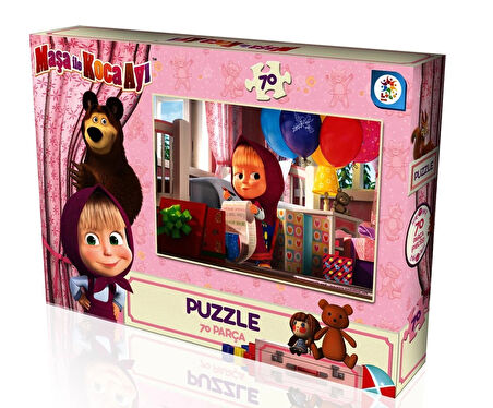 MAŞA VE KOCA AYI 70 PARÇA PUZZLE