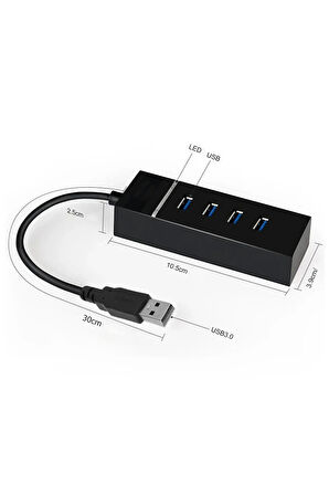 Hızlı USB Çoklayıcı 3.0 HUB USB Çoğaltıcı 4 Port 5 Gbps Hızlı