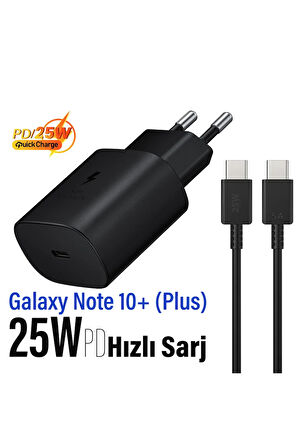 Samsung Note 10 Plus Uyumlu Şarj Aleti Type-C 25W Hızlı Şarj PD 3.0