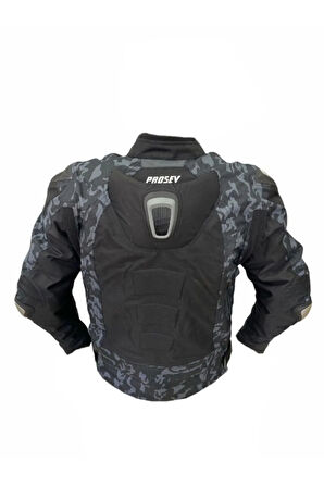 18609 Hörgüçlü Kışlık Kısa Mont Kamuflaj Desen