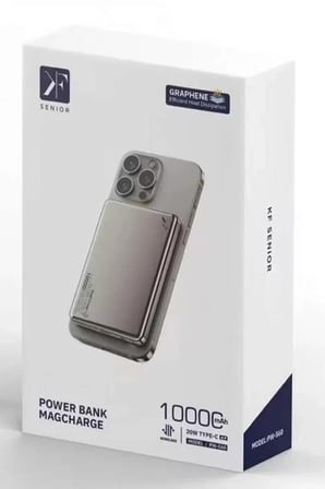 Newface PW560 10.000 mAh Dijital Göstergeli 20W Type-C ve 15W Kablosuz Şarj PD Hızlı Şarj Magsafe Po