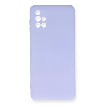 Newface Samsung Galaxy M51 Kılıf Nano içi Kadife Silikon - Lila